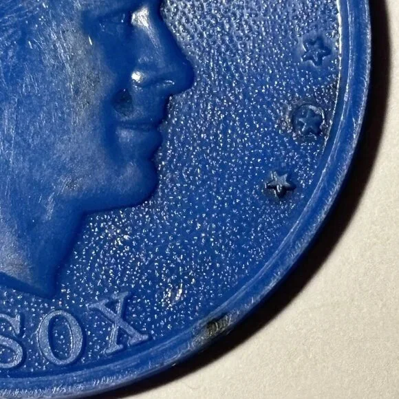 1958 Armour Coins Baseball Jackie Jensen Boston Red Sox Player Blue Vintage - Picture 4 of 16